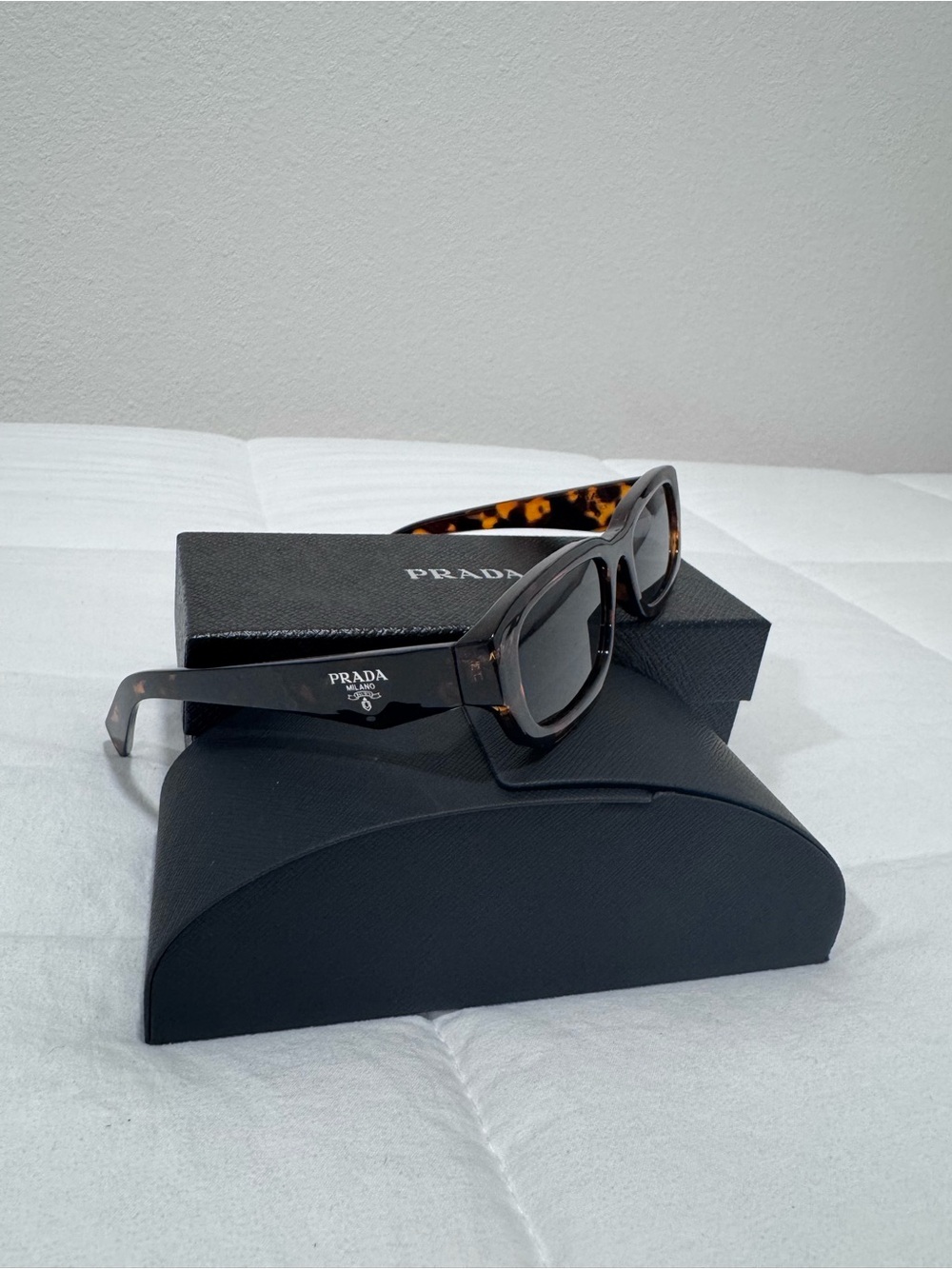 Prada Dark Tortoiseshell Sunglasses